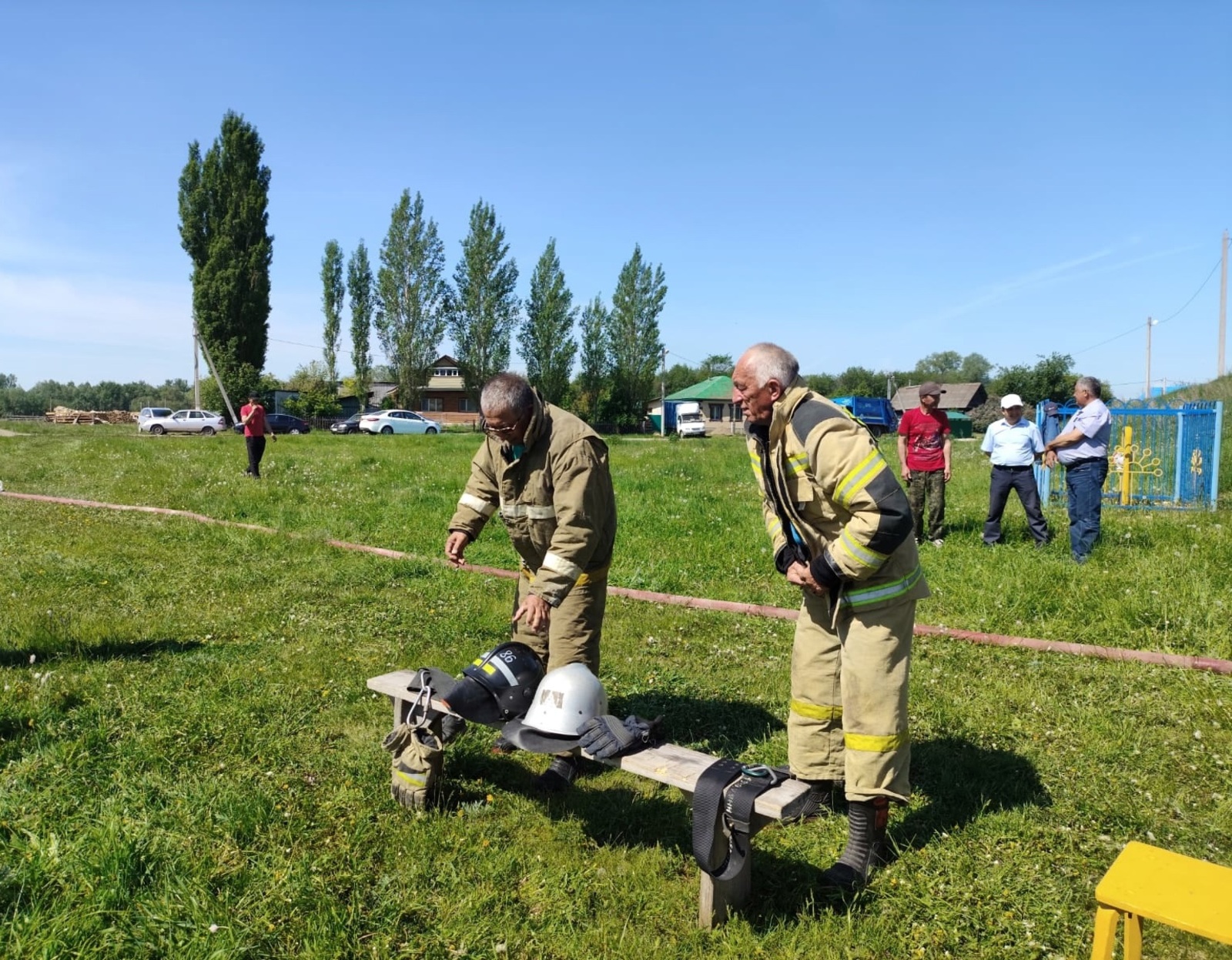 Мәсетле ирекле янғын һүндереүселәре ярышты